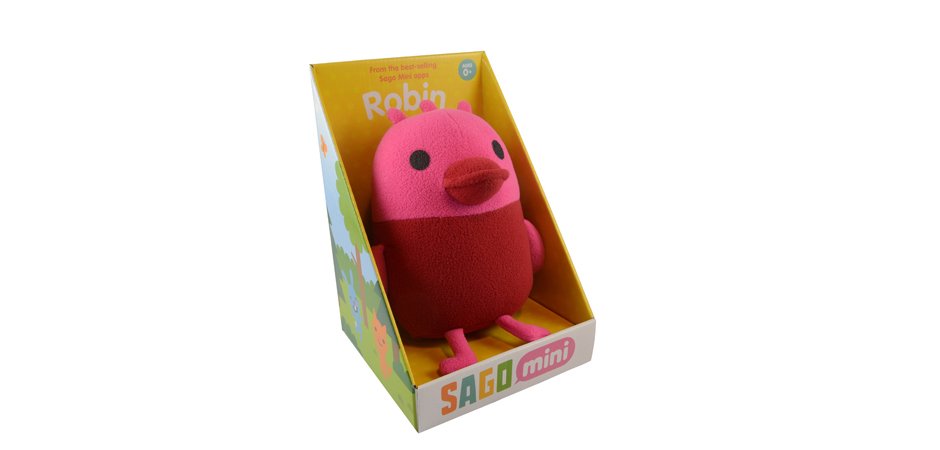 Sago Sago Robin Plush Toy Box