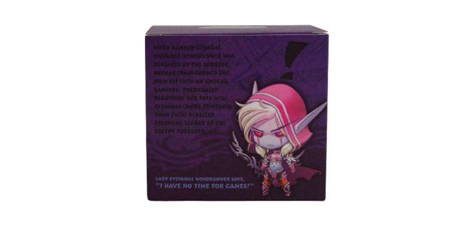 World of Warcraft Sylvanas Vinyl Figure Packaging Back View