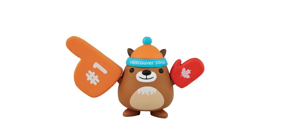 Vancouver 2010 Olympic Mascot Mukmuk Vinyl Toy