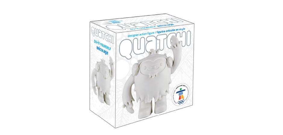 Vancouver 2010 Olympic Mascot DIY Quatchi Toy Package