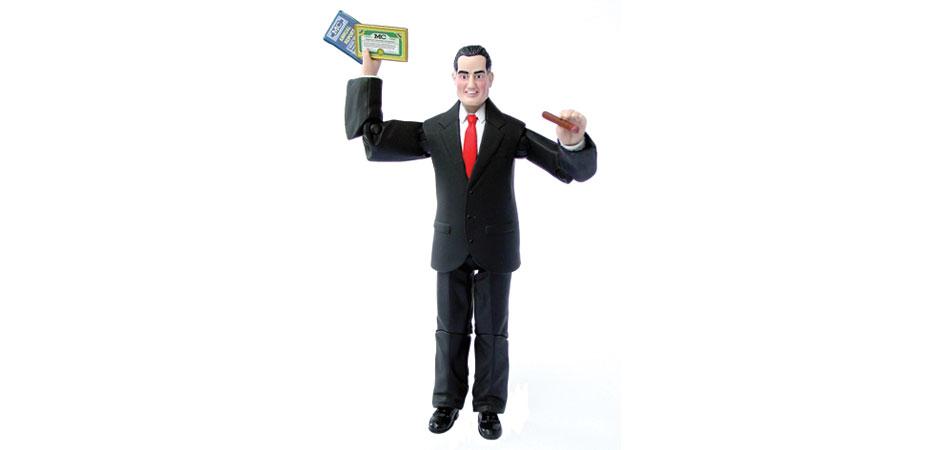 BossMan Action Figure with Annual Report and Stock Certificate