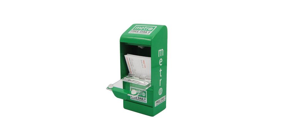 Metro Newspaper Business Card Holder