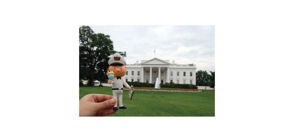 Tucows OpenSRS Service Guy Toy at White House