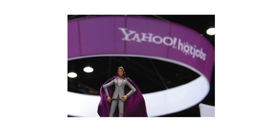 Super Recruiter Action Figure at Yahoo! Booth
