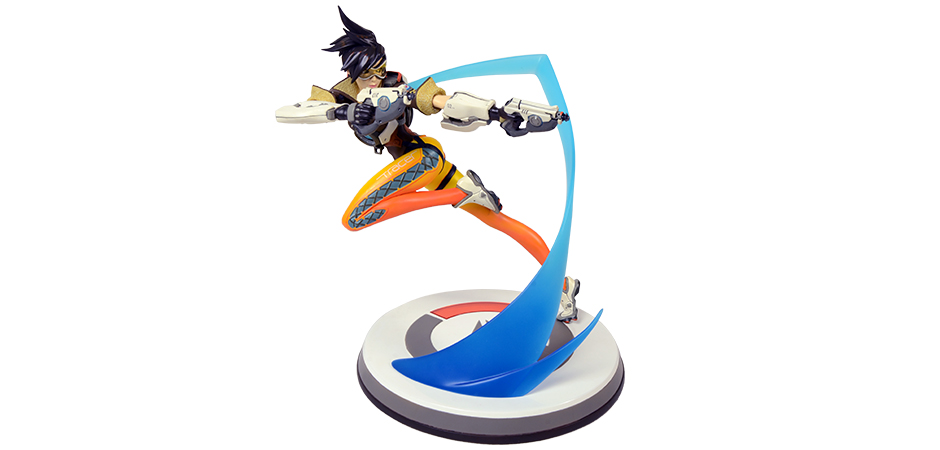 Blizzard Overwatch Tracer Statue Version 1 Original Face