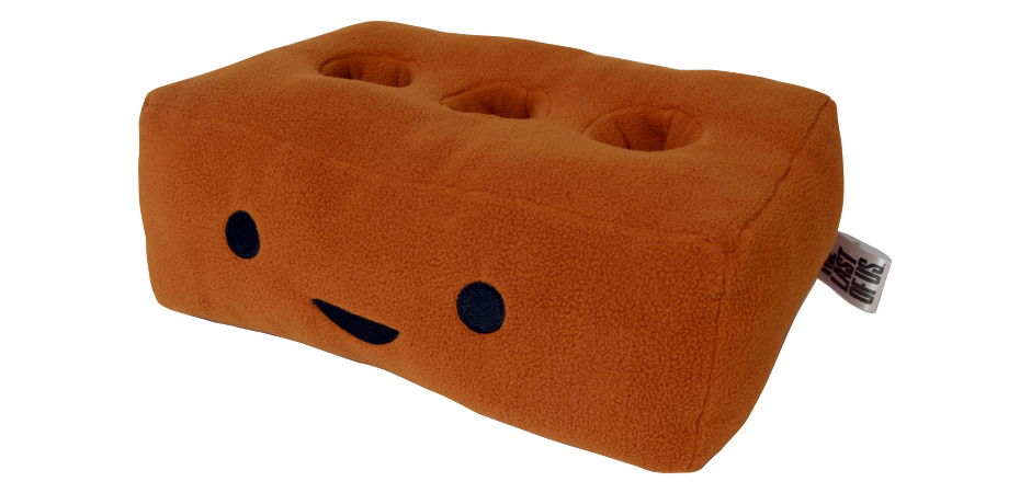 plush lego brick