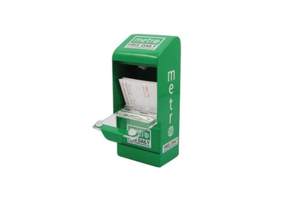 Metro Newspaper Business Card Holder