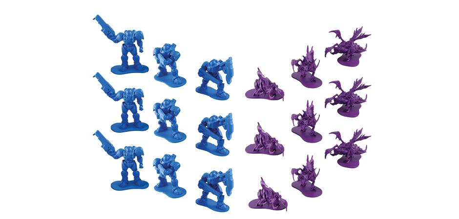 BlizzCon Marine and Zergling Mini Figures