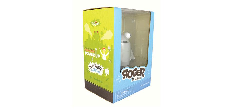 Custom vinyl Toy Package for Roger MozBot