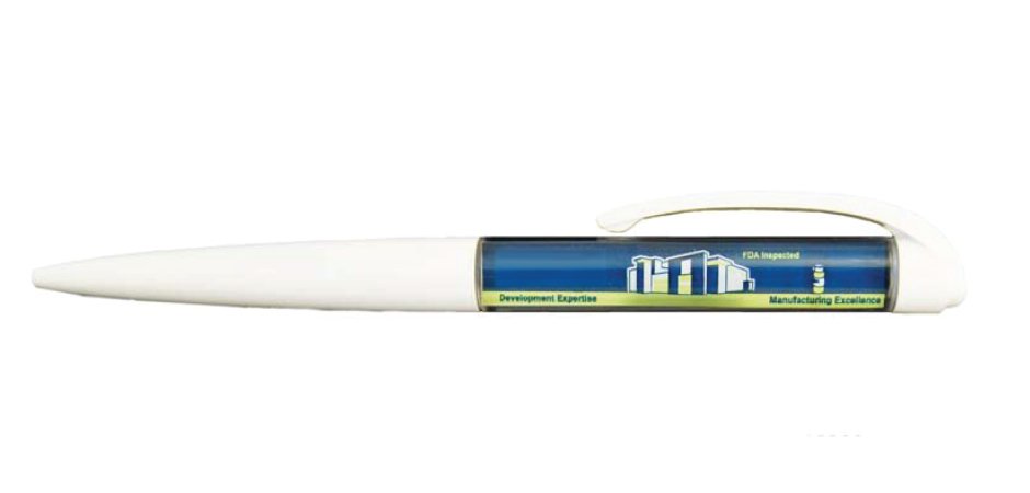 Custom Floating Pen for Biotechnology Company