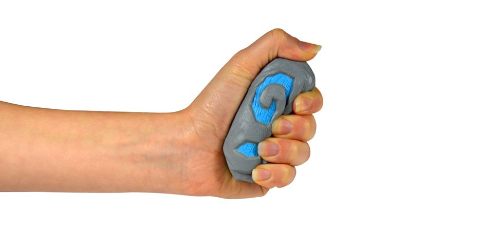 Hearthstone-shaped Blizzard Stress Reliever