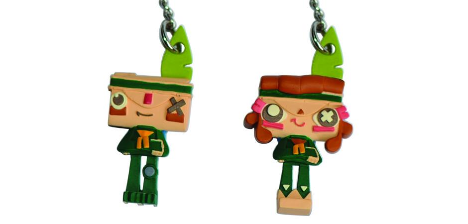 Iota and Atoi Tearaway Vinyl Charms