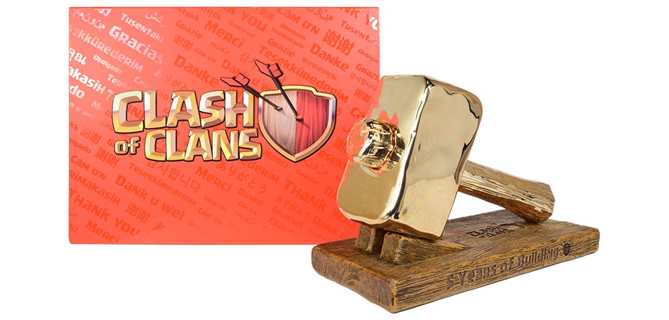 Supercell Clash of Clans 5th Anniversary Hammer Package