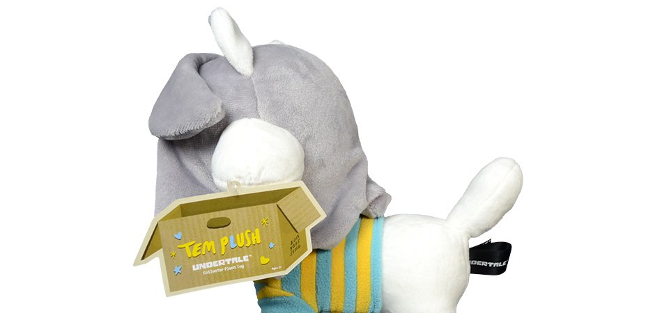 Undertale Temmie Plush Toy by Toby Fox, Fangamer, and Happy Worker | Happy Worker Toys