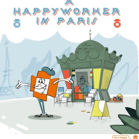 A Happy Worker in Paris