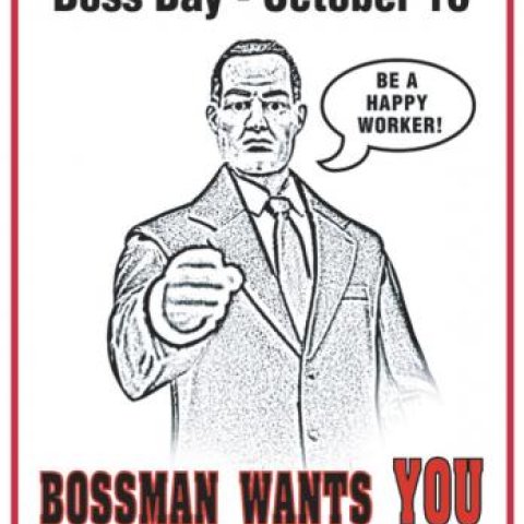 Boss Day Poster National Boss Day Poster - October 16