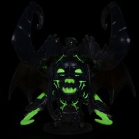 Illidan Glowing in the Dark