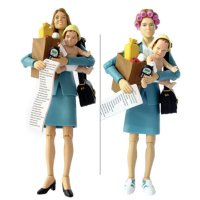 Mom Action Figure by Toy Company Happy Worker